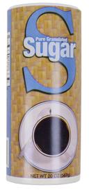 Sugar Foods P.L. Canisters Sugar, 20 Ounce -- 24 Case
