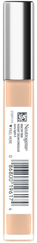 Neutrogena Ecru Healthy Skin Radiant Cream Concealer, 0.24 Ounce - 2 count per pack -- 18 packs per case