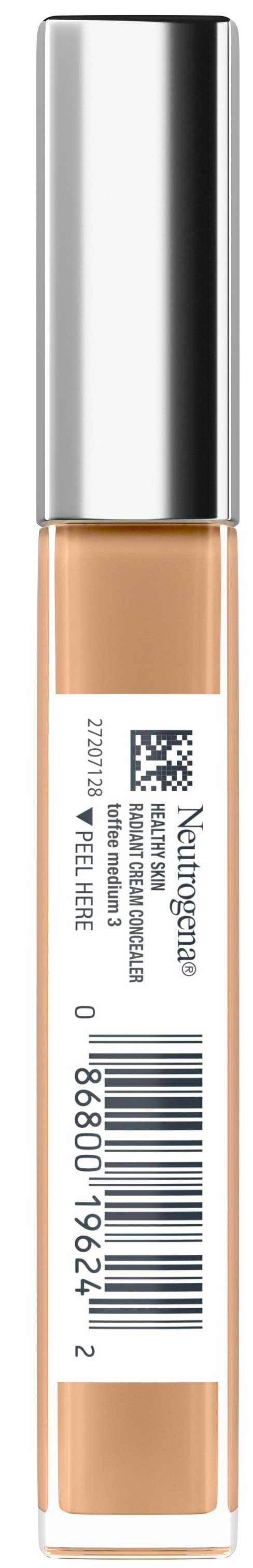 Neutrogena Toffee Healthy Skin Radiant Cream Concealer, 0.24 Ounce - 2 count per pack -- 18 packs per case