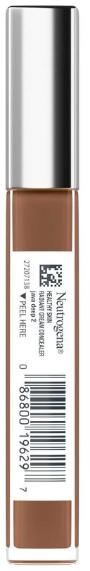 Neutrogena Java Healthy Skin Radiant Cream Concealer, 0.24 Ounce - 2 count per pack -- 18 packs per case