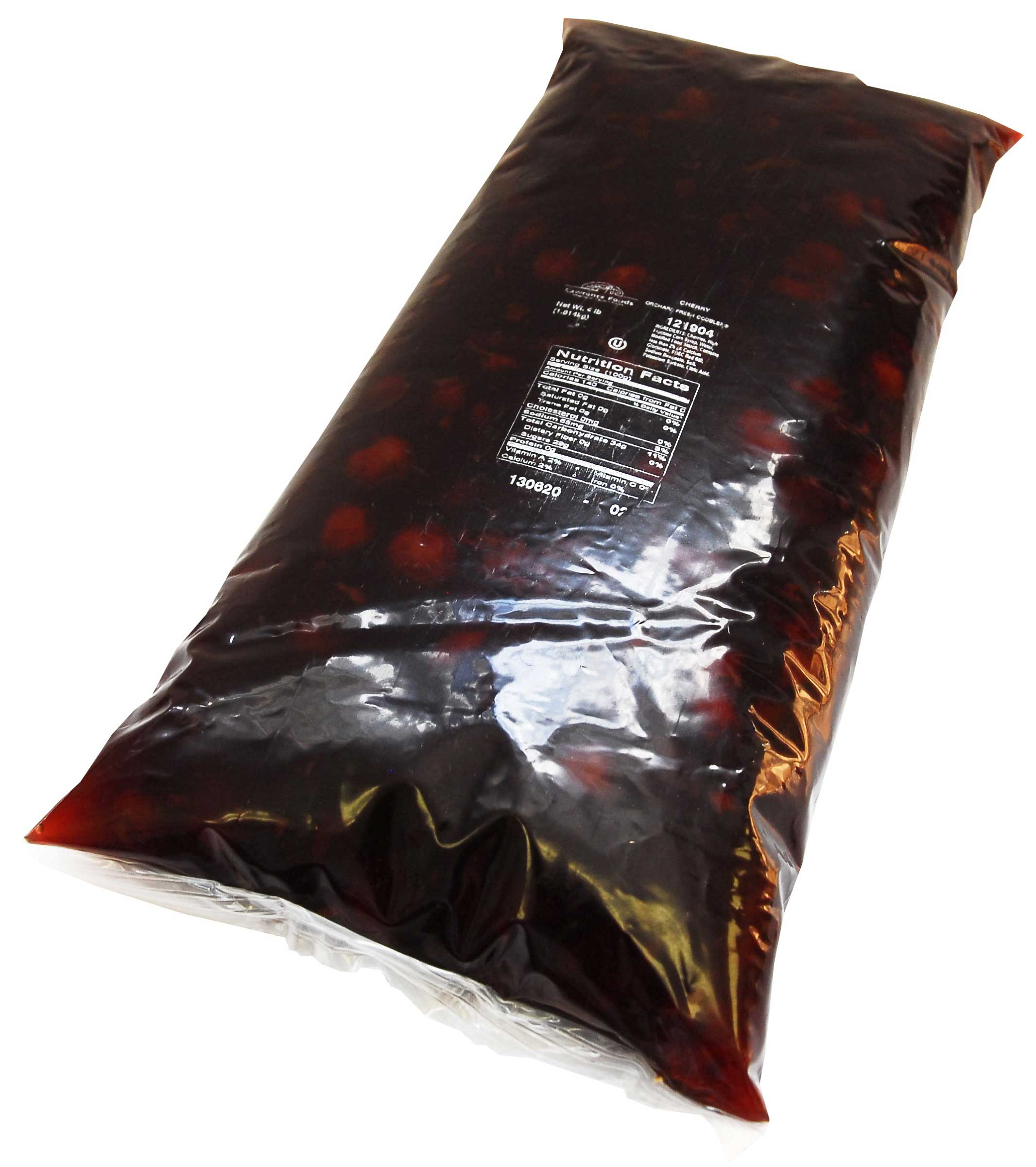 Lawrence Foods Cobbler Cherry Pouch Pack, 4 Pound -- 10 Case