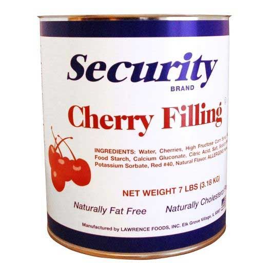 Security Cherry Filling, 7 Pound -- 6 Per Case
