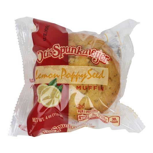 Otis Spunkmeyer Individually Wrapped Lemon Poppy Seed Muffin, 4 Ounce -- 24 per case