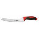 Dexter Russell Scalloped Red Handle Offset Slicer, 9 inch -- 6 per case
