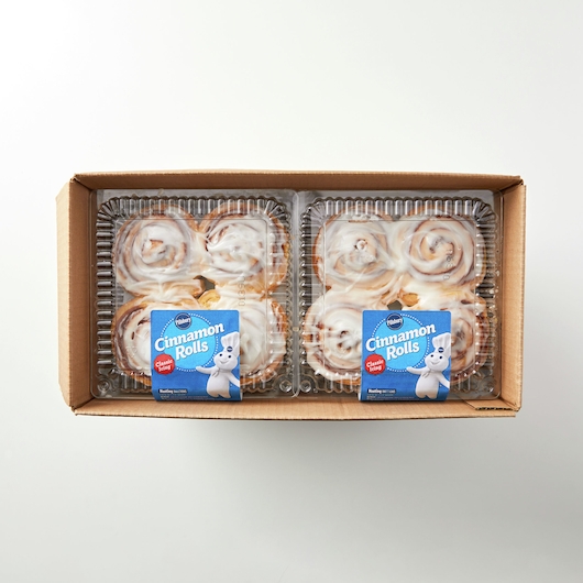 Pillsbury Baked Vanilla Icing Cinnamon Rolls, 14 Ounce -- 12 per case