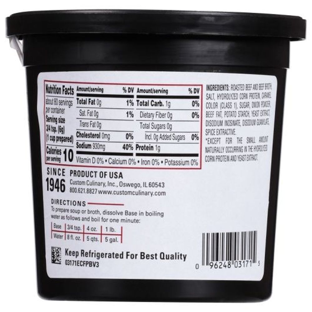 Master's Touch Beef Base Paste, 1 Pound -- 6 per case