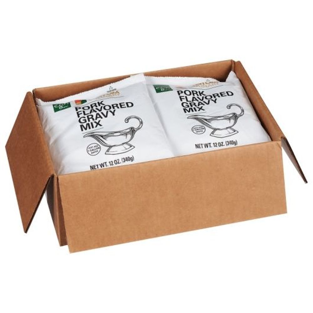 Chef's Own Pork Flavored Gravy Mix, 12 Ounce -- 8 Per Case