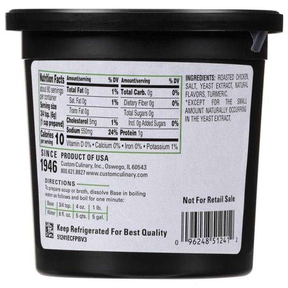 True Foundations Chicken Base, 1 Pound -- 6 Per Case