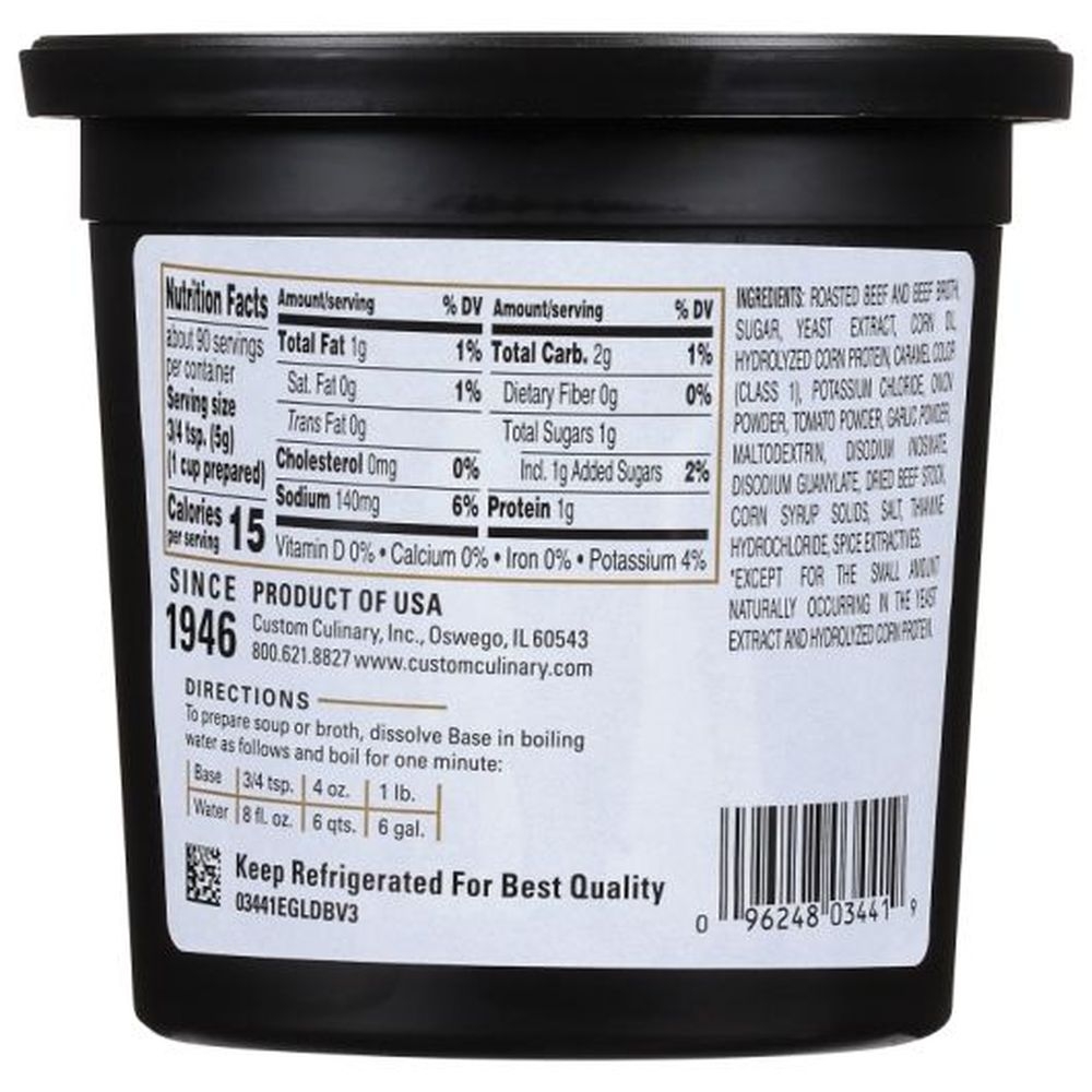 True Foundations Beef Base, 1 Pound -- 6 per case