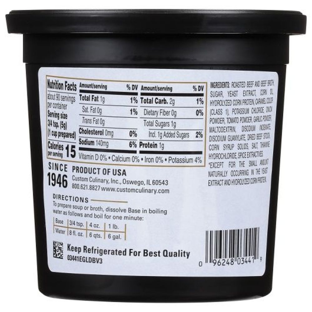 True Foundations Beef Base, 1 Pound -- 6 Per Case