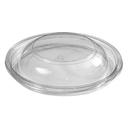 D and W Fine Pack FreshServe 4.63 x 0.8 inch Round PET Deli Dome Lid Only, 50 count - 10 per case