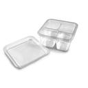 D and W Fine Pack Plastic Container, 240 count