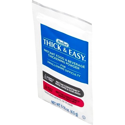 Thick and Easy Instant Food and Beverage Thickener Powder, 100 count