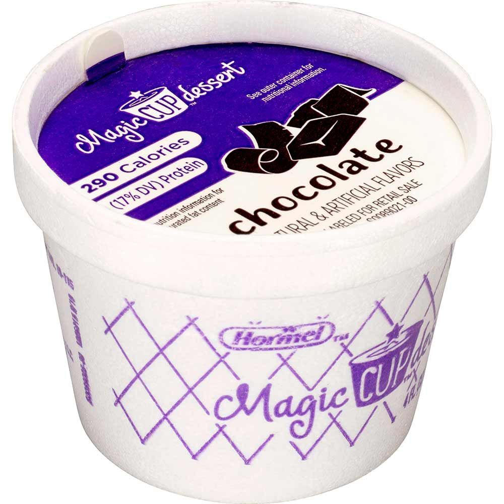 Magic Cup Fortified Nutrition Chocolate Snack, 4 Ounce -- 48 Per Case