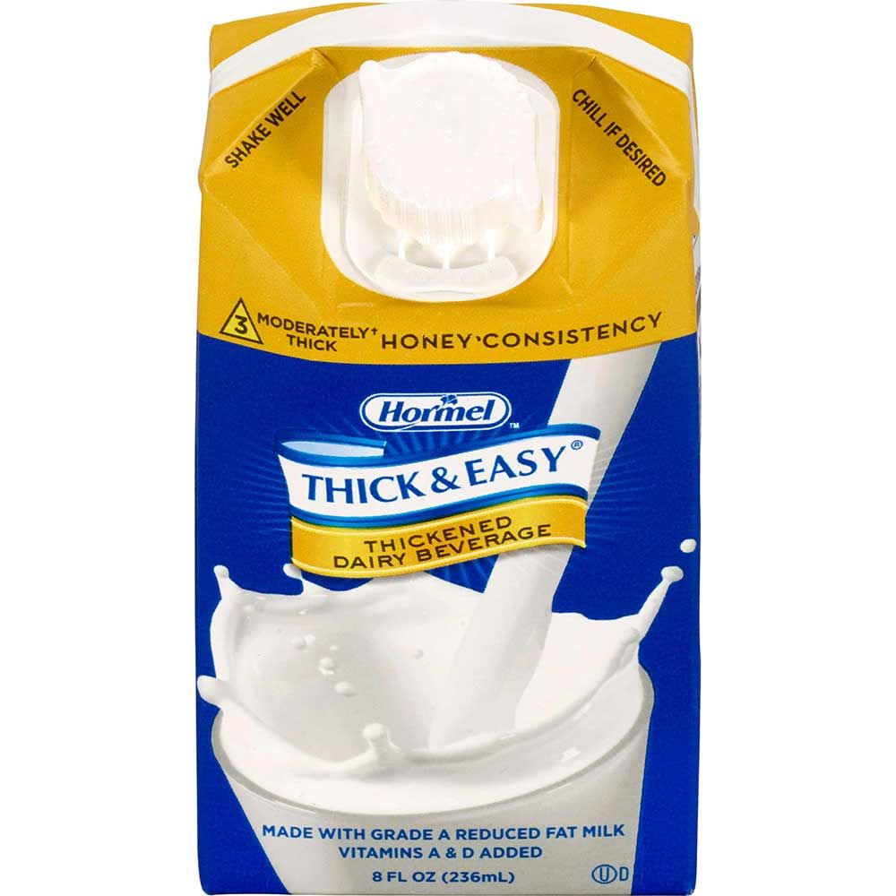 Thick & Easy Thickened Dairy Beverage, Honey Consistency, 8 Fluid Ounce -- 27 Per Case