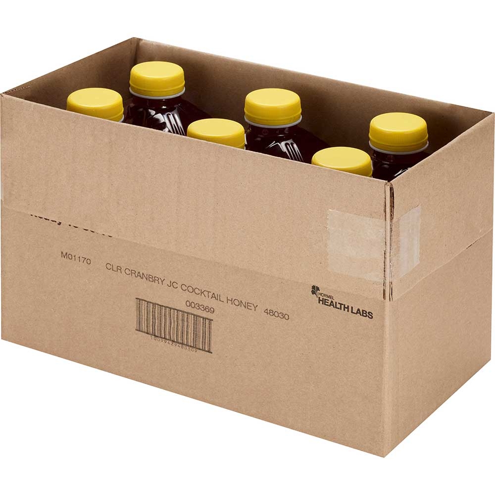 Hormel Health Labs Thick and Easy Thickened Cranberry Juice Cocktail, Honey Consistency, 46 Ounce -- 6 per case