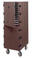 Camcart for Food Boxes Tray and Sheet Pans, Dark Brown, 33 1/4 x 21 1/2 x 63 3/4 inch.