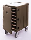 Camcarts for Trays and Sheet Pans, Dark Brown, 32 x 21 1/2 x 37 1/2 inch.