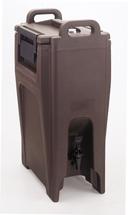 Ultra Camtainer Insulated Beverage Carrier, Dark Brown, 5 Gallon.