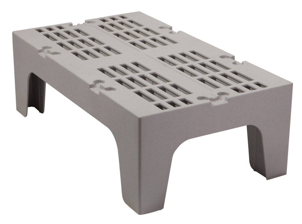 Cambro Slotted Brown Dunnage Rack, Speckled Gray, 36 inch.