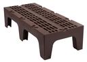 Cambro Slotted Brown Dunnage Rack, Dark Brown, 48 inch.