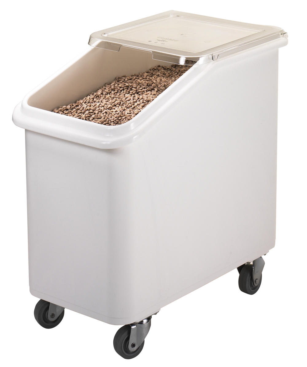 White 27 Gallom Ingredient Bin, Plastic -- 1 Per Case
