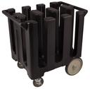 Cambro Dish Caddy, Black, 7 inch.