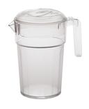 Cambro CamView Clear Pitcher with Lid, 34 Ounce -- 6 per case.