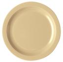 Cambro Plastic Narrow Rim Plate, Beige, 10 inch -- 48 per case.