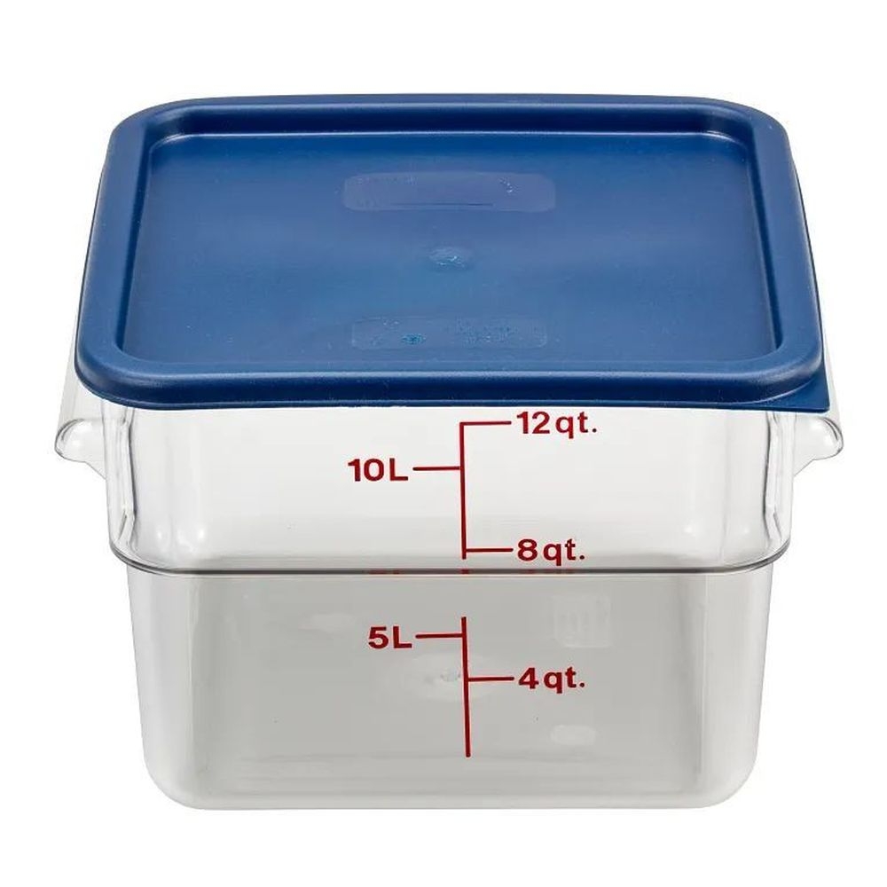 CamSquare Food Storage Containers Clear, 12 Quart -- 6 per case
