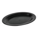 Cambro Camwear Black Narrow Rim Oval Platter, 12 x 9 inch -- 24 per case