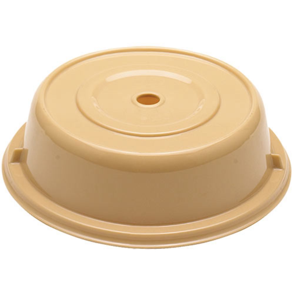 Cambro Camwear Beige Polycarbonate Camcover, 9 1/8 Inch Dia. X 2 3/4 Inch Height -- 12 Per Case