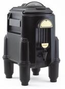 CamServer Plastic Insulated Beverage Dispanser, Black, 3 Gallon.