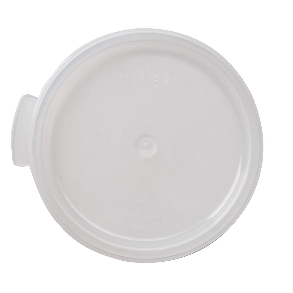 Translucent Cambro Round Lid Only -- 12 per case.