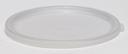 Translucent 2/4 Qt Container Cover -- 12 per case