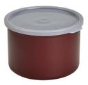 Crock With Lid, Reddish Brown, 1.5 Quart -- 6 per case.