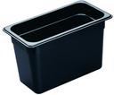 Camwear One Third Size Food Storage Pan, Black, 8 inch -- 6 per case.