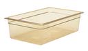 Amber 1/1 Size 12 3/4in X 20 7/8in, 6in Deep H-Pans Food Storage Pans, -- 6 Each.