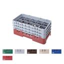 Cambro Camrack Half Size 10 Compartment Glass Rack, Navy Blue, 19 3/4 x 10 x 7 1/4 inch -- 4 per case.