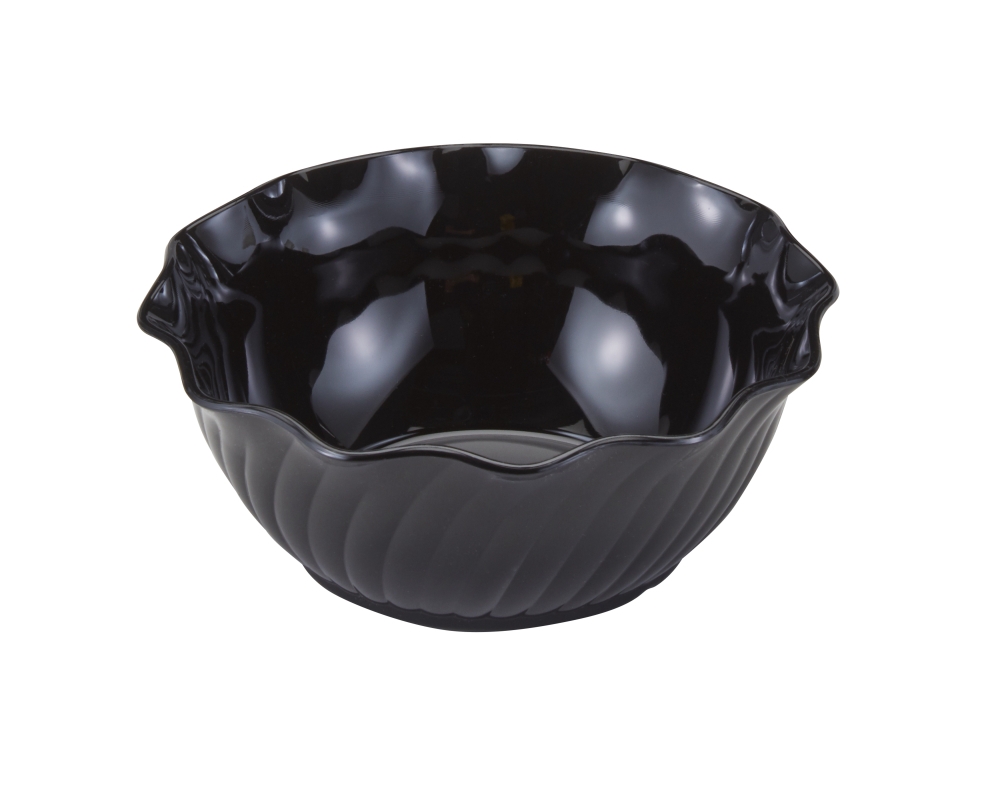 Camwear Swirl Bowl, Black, 13 Ounce -- 24 per case.
