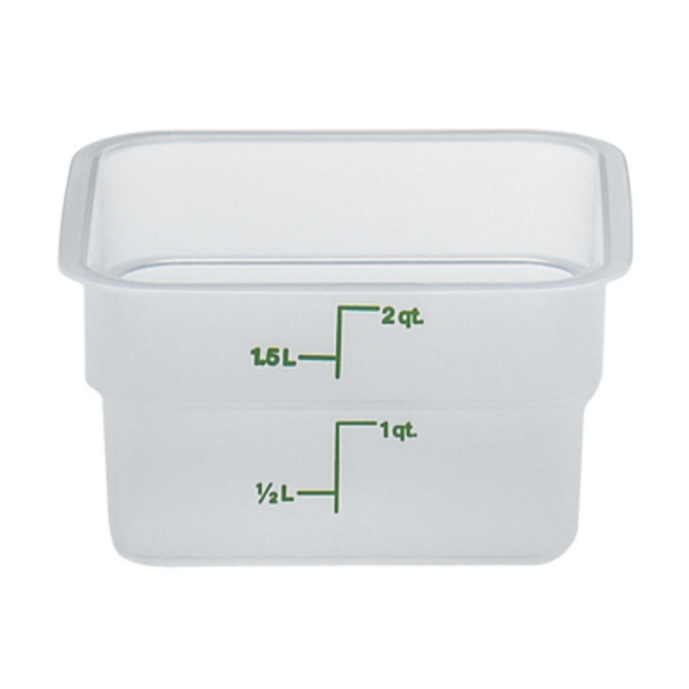 Translucent 7 1/4in X 7 1/4in X 3 7/8in Camsquare Food Storage Containers - 2 Quart -- 6 Each
