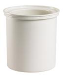 Coldfest Round Crock, White, 1.8 Quart.
