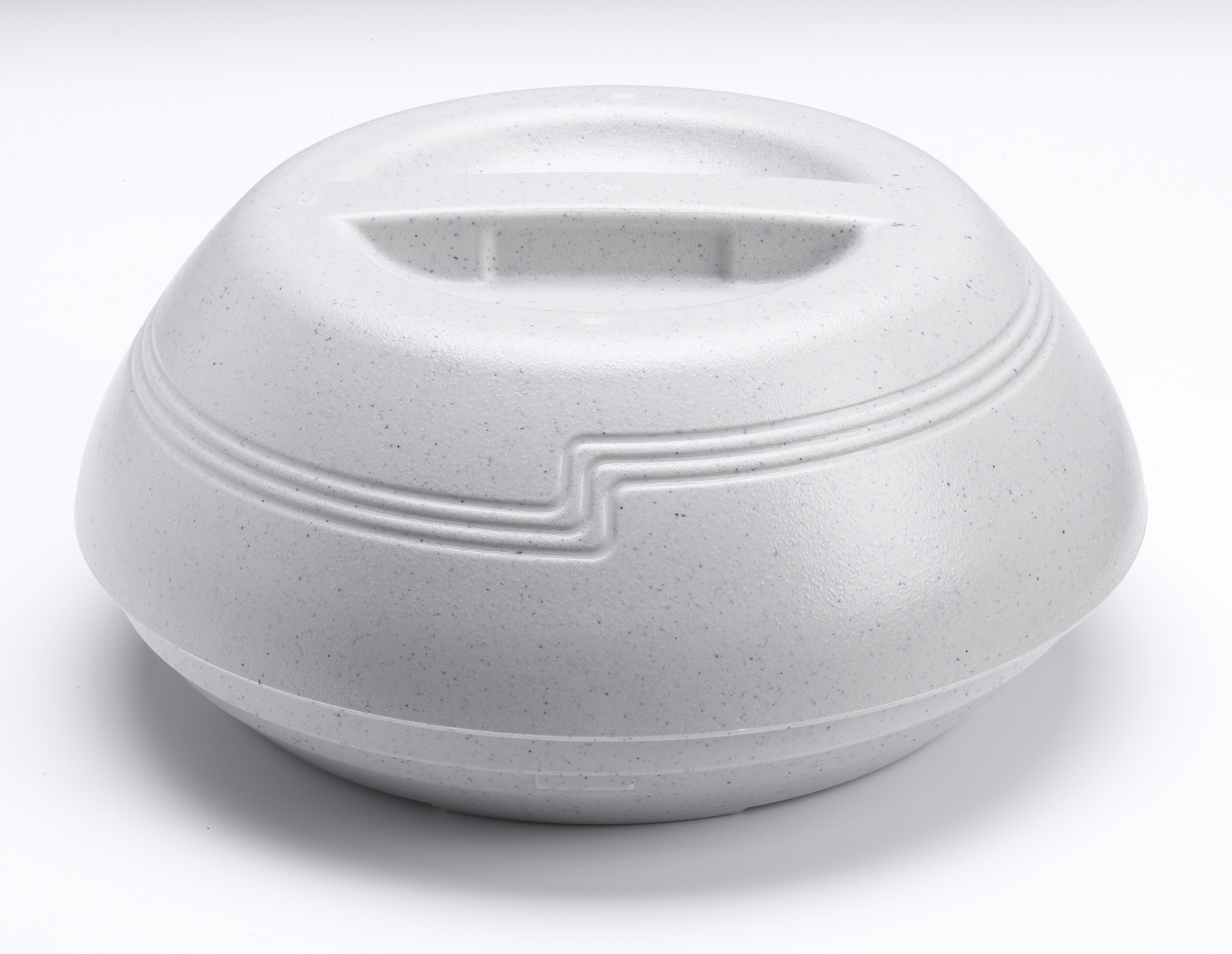 Cambro Shoreline Collection Insulated Dome, Speckled Gray, 2 7/8 x 10 inch -- 12 per case.