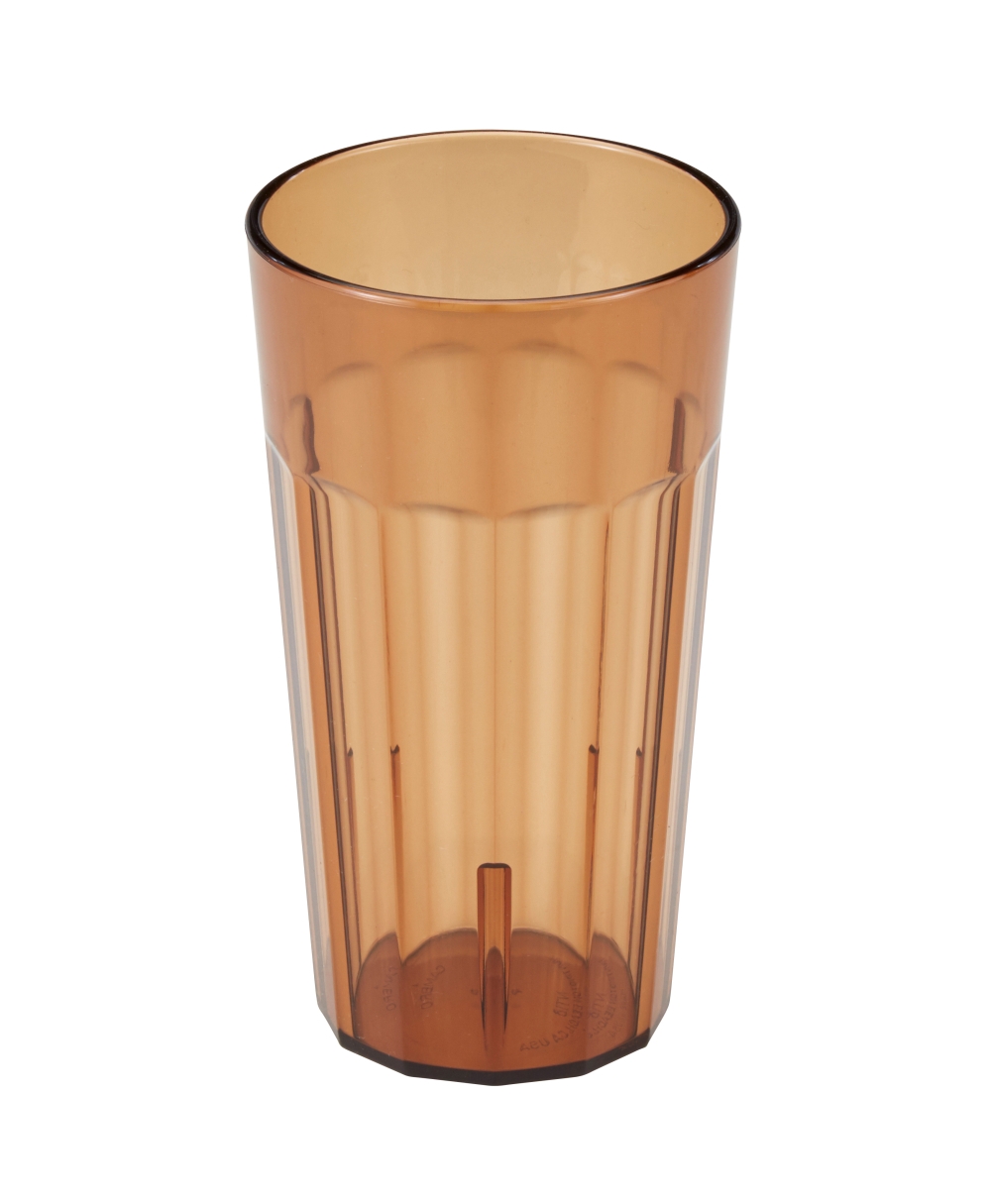 Cambro Newport Tumbler, Amber, 22 Ounce -- 36 per case.