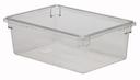 Clear Cambro Camwear Polycarbonate Full Size Food Box, 18 x 26 x 12 inch -- 4 per case.