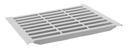 Cambro Speckled Gray Vented Shelf Plate Only, 24 x 11 inch.