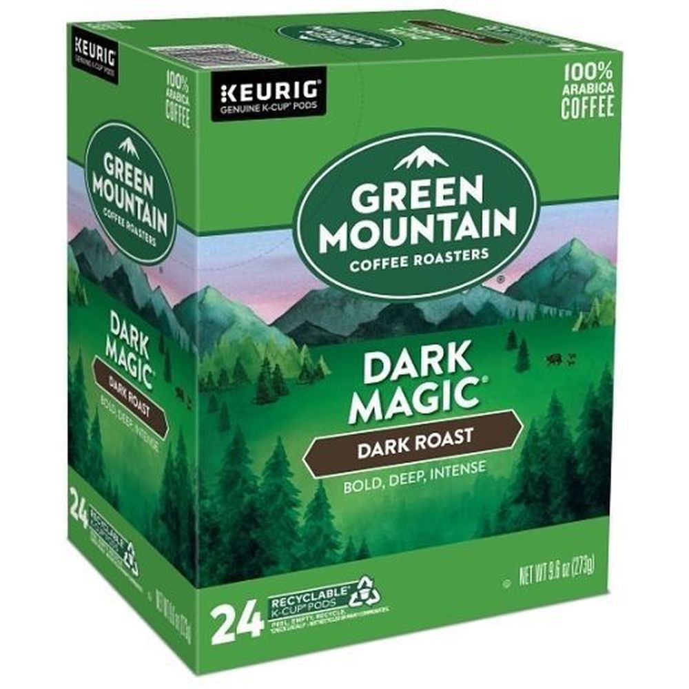 Green Mountain Coffee Roasters Dark Magic Whole Bean Coffee, 24 Count -- 4 Per Case