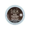Cafe Escapes Dark Chocolate Cocoa K-Cup Pod, 24 count -- 4 per case