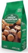 Green Mountain Hazelnut Ground Coffee, 12 Ounce -- 6 per case