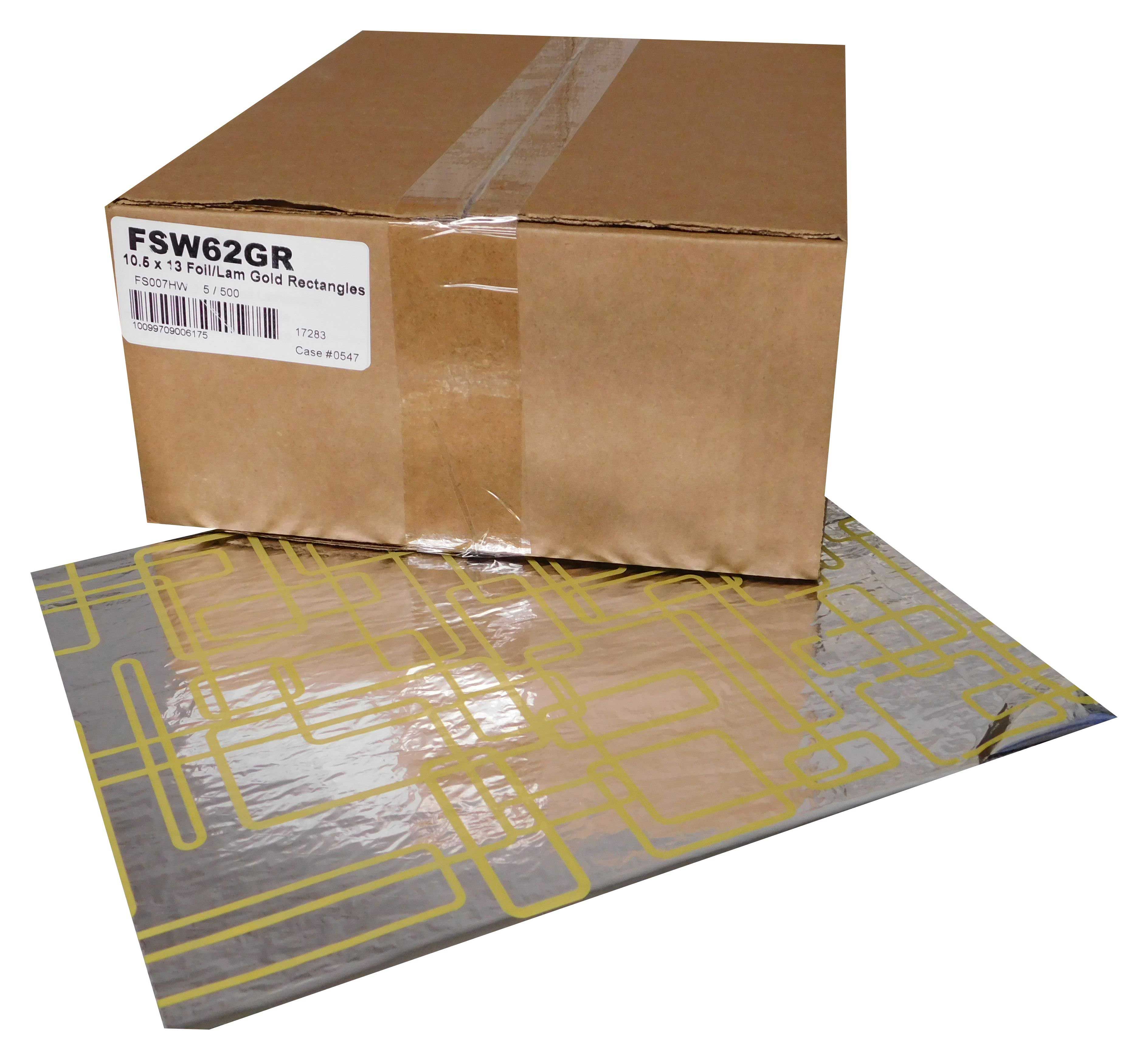 Handy Wacks Round Rectangle Foil Sheet -- 2500 Per Case